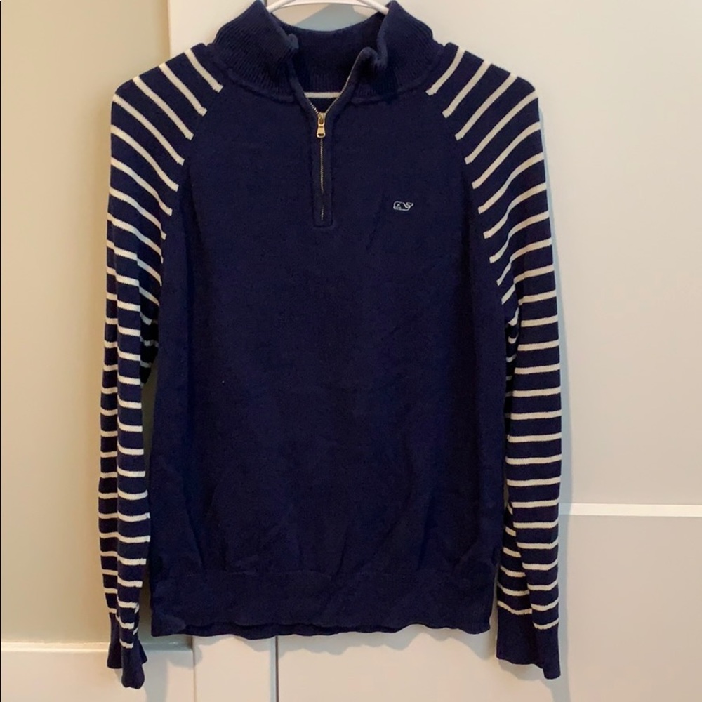 long sleeved zip up sweater